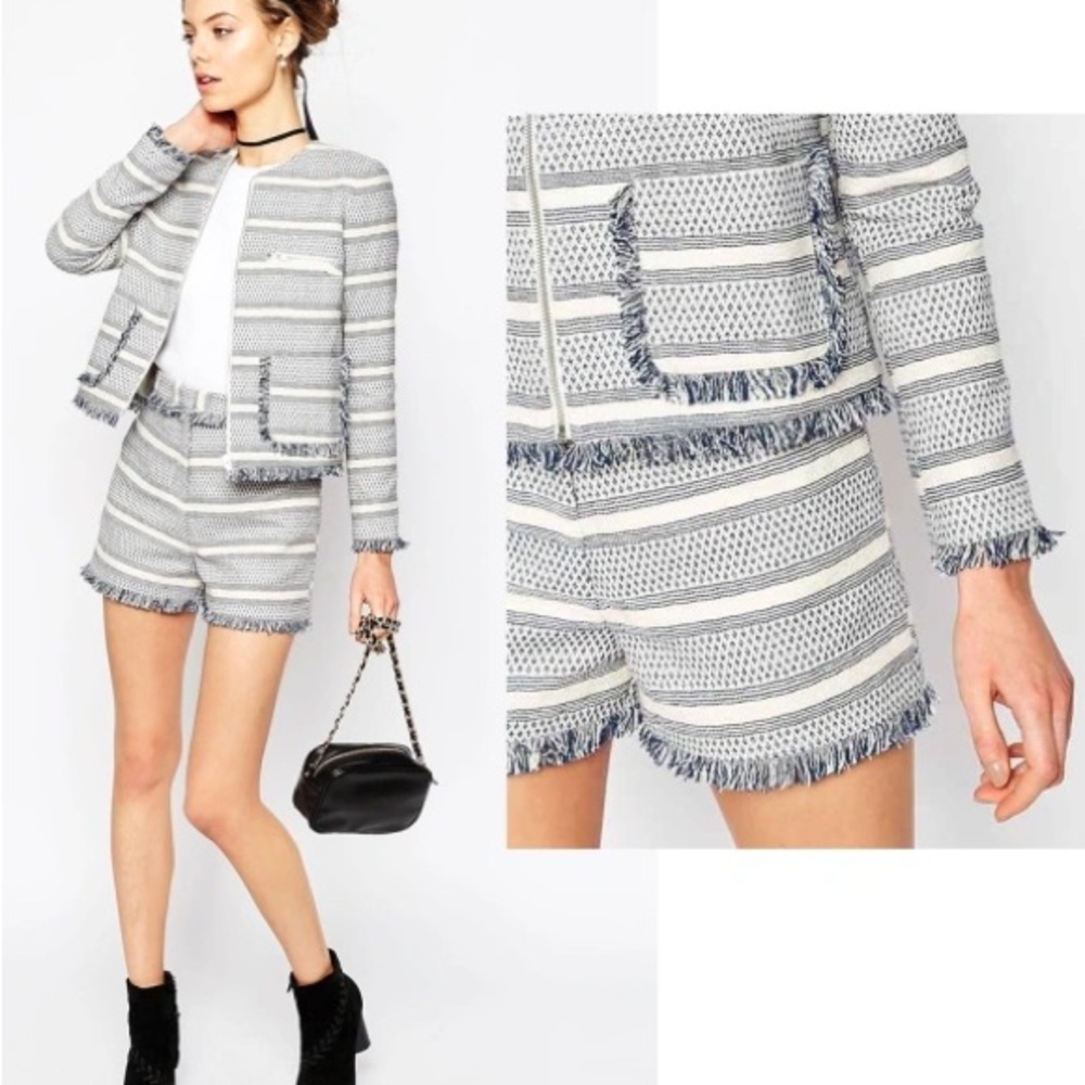 ASOS Blue and White Textured Set